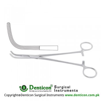 Mc Quigg-Mixter Dissecting and Ligature Forcep Right Angled - Longitudinally Serrated Stainless Steel, 23.5 cm - 9 1/4"